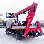 Автовышка на базе ВАЛДАЙ 8