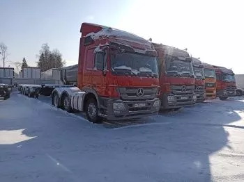 Большое поступление тягачей Mercedes Actros!